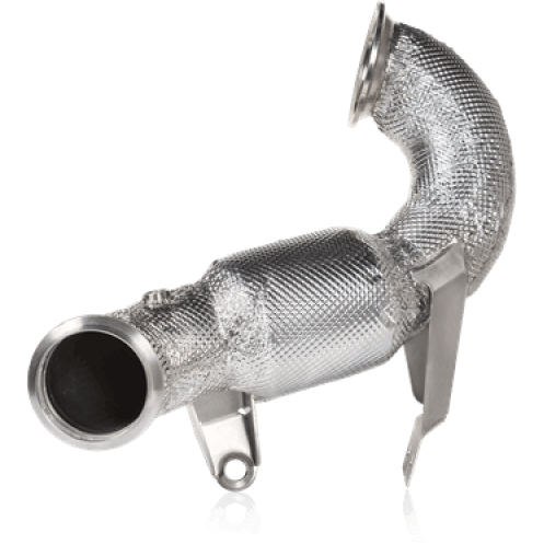 Akrapovic 2020 Mercedes-Benz CLA45S/A45S AMG (C118/X118/W177) DownPipes w/ Cat (SS) Akrapovic Downpipes