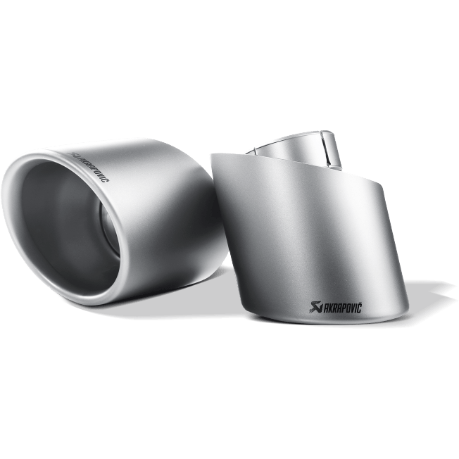 Akrapovic 09-16 Volkswagen Scirocco R Tail Pipe Set (Titanium) Akrapovic Tips