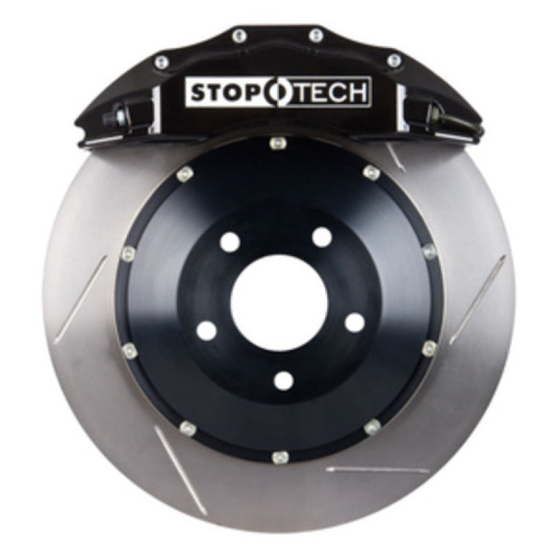 StopTech 97-04 Chevy Corvette C5 Front BBK w/ Black ST-60 Calipers Slotted 355x32mm Rotors Stoptech Big Brake Kits