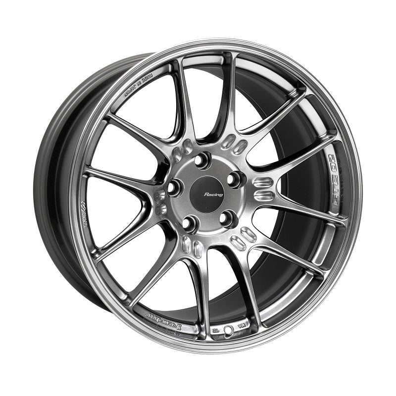 Enkei GTC02 18x10 5x112 32mm Offset 66.5mm Bore Hyper Silver Wheel Enkei Wheels - Cast