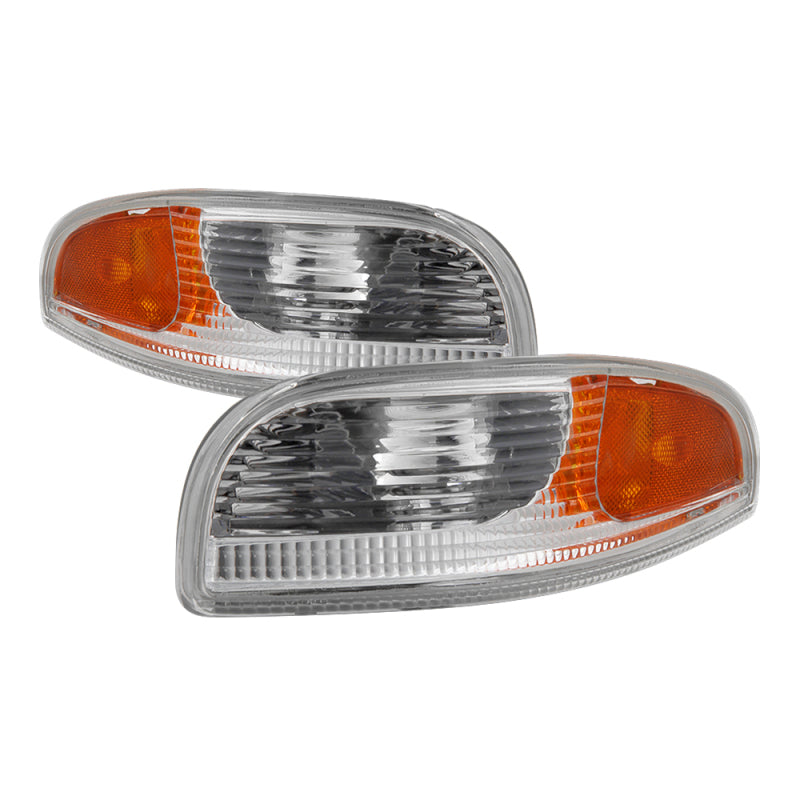 xTune Chevy Corvette 97-04 Bumper Signal Lights - Chrome CBL-JH-CCORV97-AM-C SPYDER Sidemarkers & Indicators