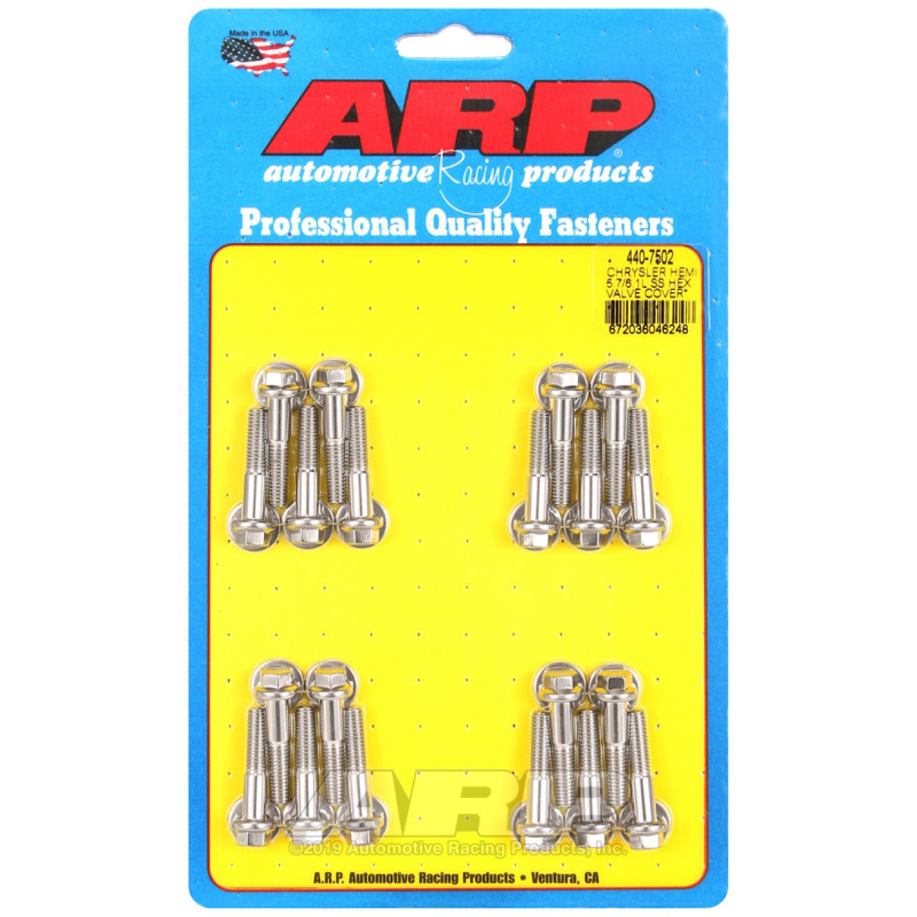 ARP Chrysler hemi 5.7/6.1L SS Hex Valve Cover Bolt Kit ARP Hardware Kits - Other