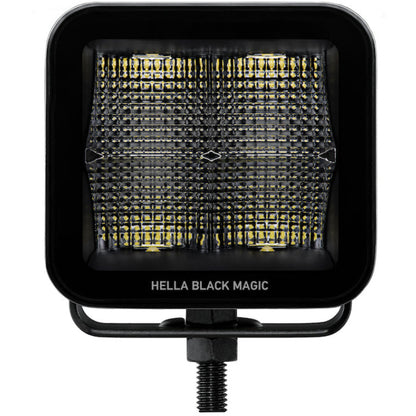 Hella Universal Black Magic 3.2in L.E.D. Cube Kit - Flood Beam (Short Range) Hella Fog Lights