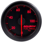 Autometer Airdrive 2-1/6in Fuel Pressure Gauge 0-100 PSI - Black AutoMeter Gauges