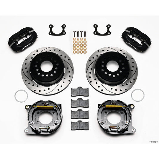 Wilwood Forged Dynalite P/S Park Brake Kit Drilled Small Ford 2.50in Offset Wilwood Big Brake Kits