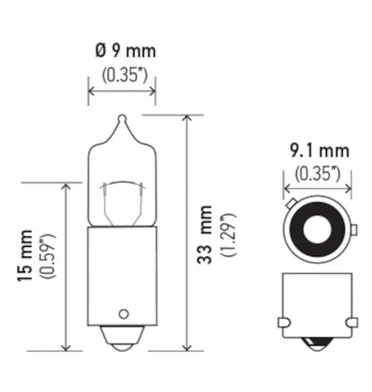 Hella Bulb H21W 12V 21W Bay9S T275