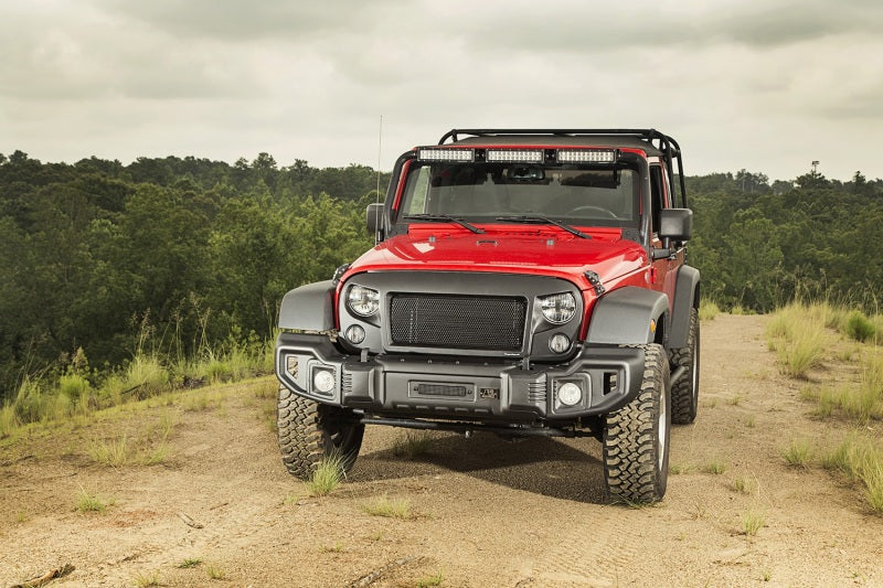 Rugged Ridge Spartacus Front Bumper Black 07-18 Jeep Wrangler Rugged Ridge Bumpers - Steel