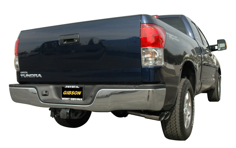 Gibson 14-19 Toyota Tundra SR 4.6L 2.5in Cat-Back Dual Sport Exhaust - Stainless
