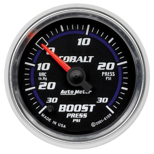 Autometer Cobalt 52mm 30 PSI Electronic Boost Gauge AutoMeter Gauges