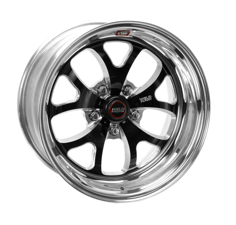 Weld S76 17x10 / 5x4.5 BP / 7.8in. BS Black Wheel (Medium Pad) - Non-Beadlock