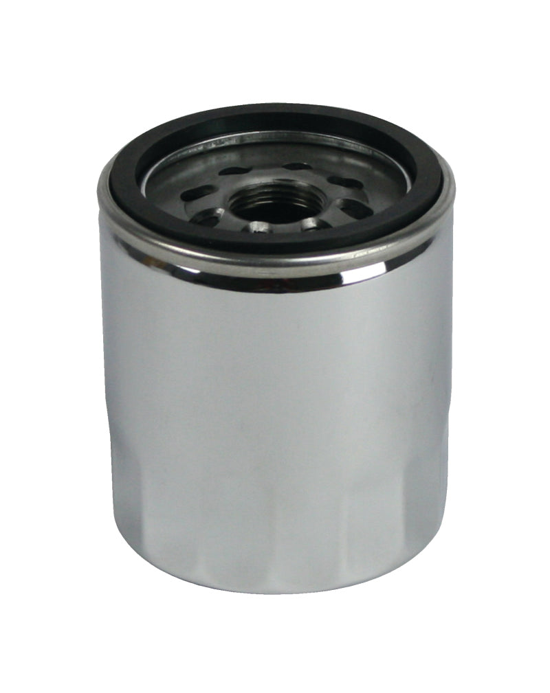 Moroso 97-06 Early GM LS 13/16in Thread 3-1/2in Tall Oil Filter - Chrome