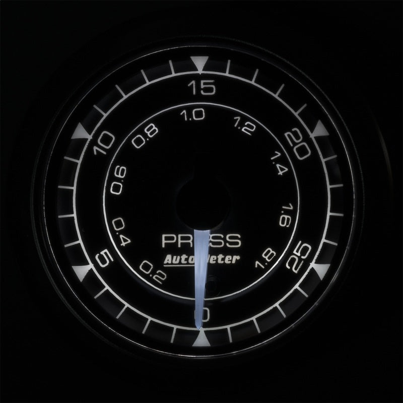 Autometer Chrono 2-1/16in 30PSI Pressure Gauge AutoMeter Gauges