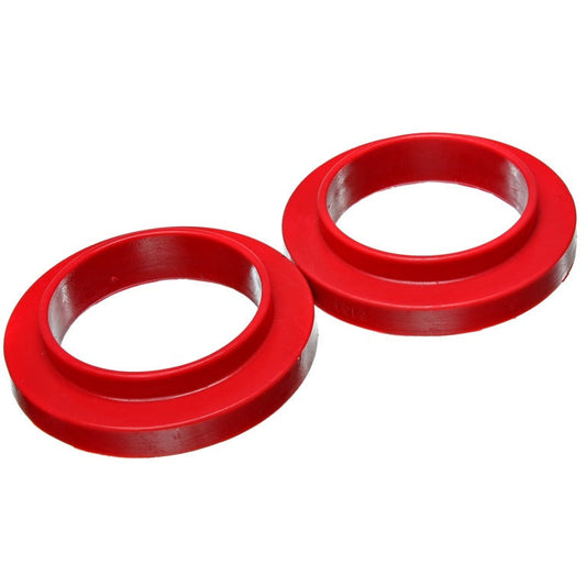 Energy Suspension Universal 3 3/4in ID 25 7/16in OD 3/4in H Red Coil Spring Isolators (2 per set) Energy Suspension Bushing Kits