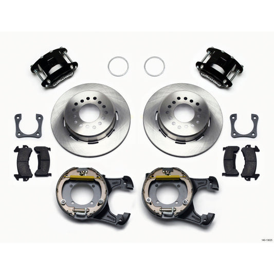 Wilwood D154 P/S Park Brake Kit 12 Bolt 2.81in Offset Staggered Shock Wilwood Big Brake Kits