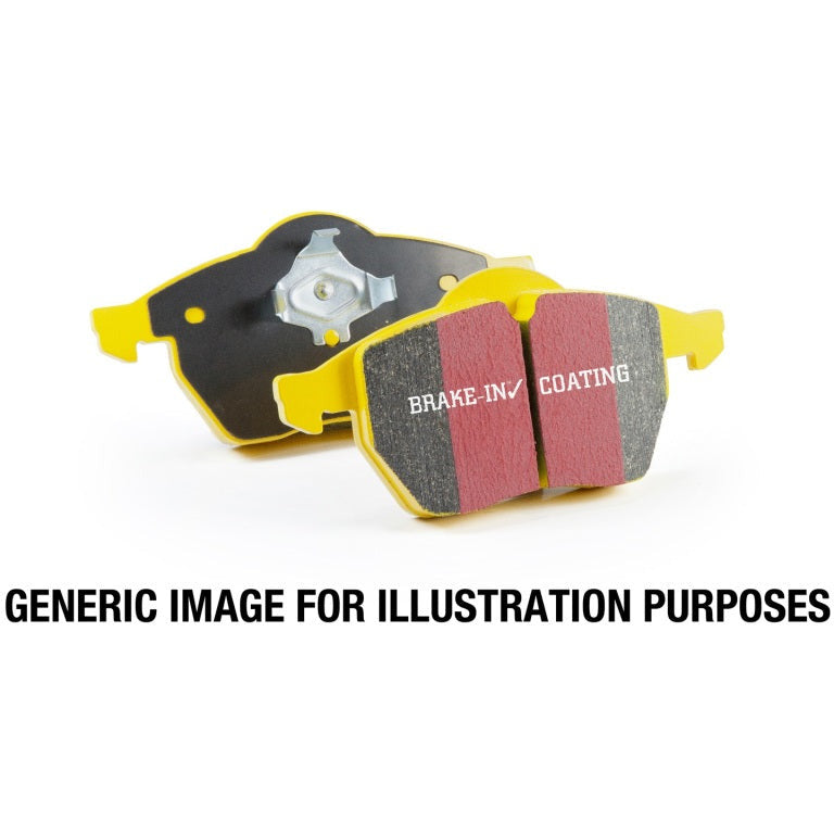 EBC 10-13 Chevrolet Corvette (C6) 6.2 Grand Sport Yellowstuff Rear Brake Pads EBC Brake Pads - Performance