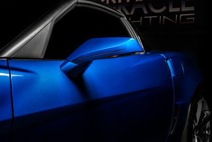 Oracle 05-13 Chevrolet Corvette C6 Concept Side Mirrors - Unpainted - No Color