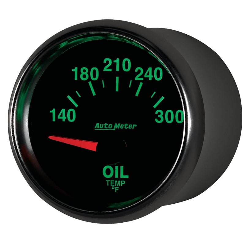 Autometer GS 52mm 140-300 Deg F Short Sweep Electronic Oil Temperature Gauge AutoMeter Gauges