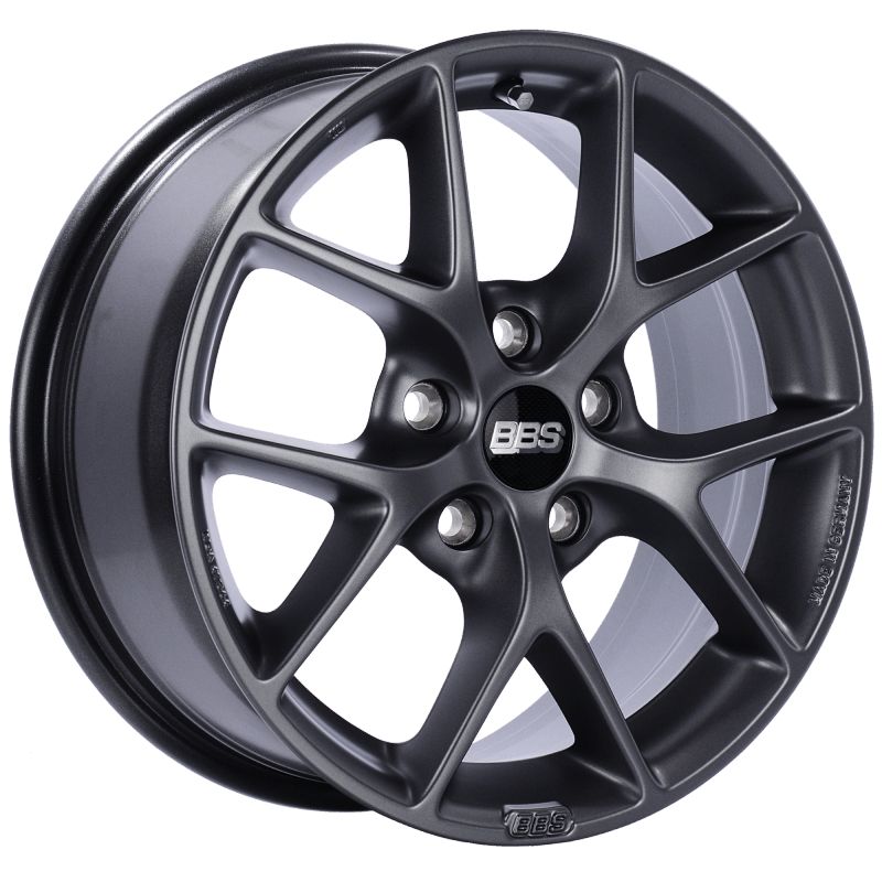 BBS SR 16x7 5x112 ET48 Satin Grey Wheel -82mm PFS/Clip Required BBS Wheels - Cast