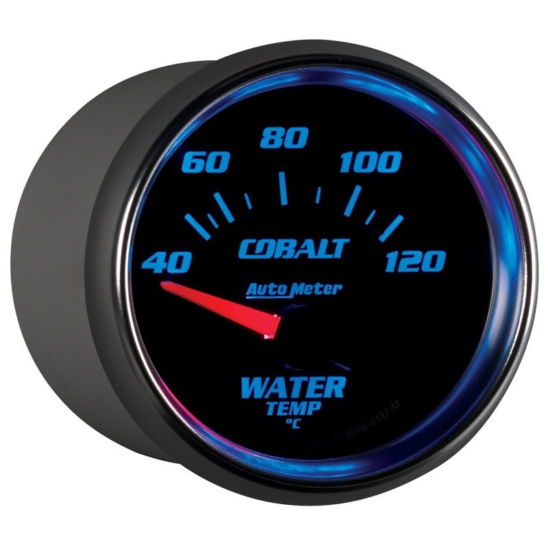 Autometer Cobalt 52mm Short Sweep Electronic 40-120 Deg C Water Temprature Gauge AutoMeter Gauges