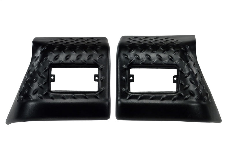 Rugged Ridge Front Fender Guards Body Armor 97-06 Jeep Wrangler Rugged Ridge Body Armor & Rock Rails