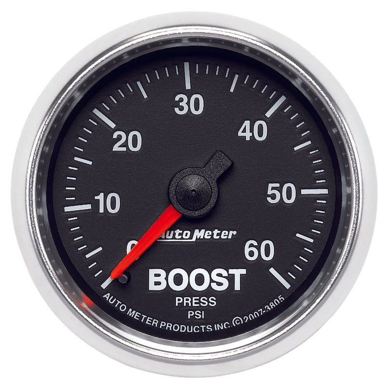 Autometer GS 52mm 0-60 psi Mechanical Boost Gauge AutoMeter Gauges