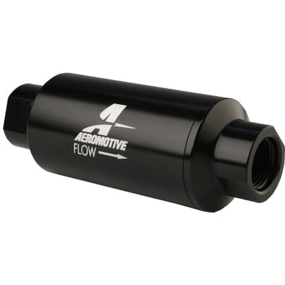 Aeromotive In-Line Filter - AN-10 - Black - 10 Micron Aeromotive Fuel Filters