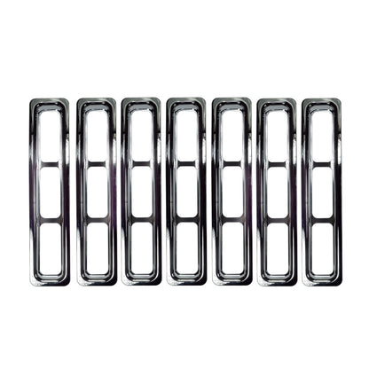 Rugged Ridge Grille Inserts Chrome 97-06 Jeep Wrangler Rugged Ridge Grilles