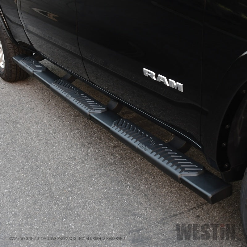 Westin 19-21 Ram 1500 Crew Cab R5 M-Series Wheel-to-Wheel Nerf Step Bars - Black