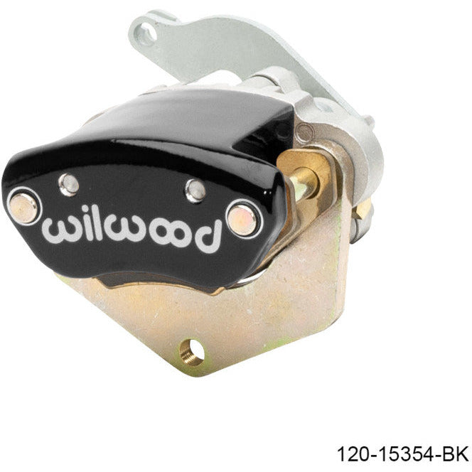 Wilwood Caliper-MC4 Mechanical Parking Brake-L/H - Black 2.00 MT 1.19in Piston .81in Disc Wilwood Brake Calipers - Perf