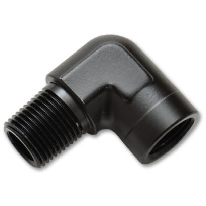 Vibrant 1/8in NPT Female to Male 90 Degree Pipe Adapter Fitting Vibrant Fittings