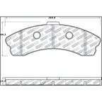 StopTech Performance 06-09 Chevrolet Corvette Z06 Front Brake Pads Stoptech Brake Pads - Performance