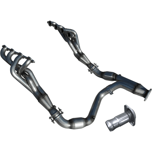 ARH 2007-2008 GM 6.2L Truck 1-7/8in x 3in Long System w/ Cats American Racing Headers Header Back
