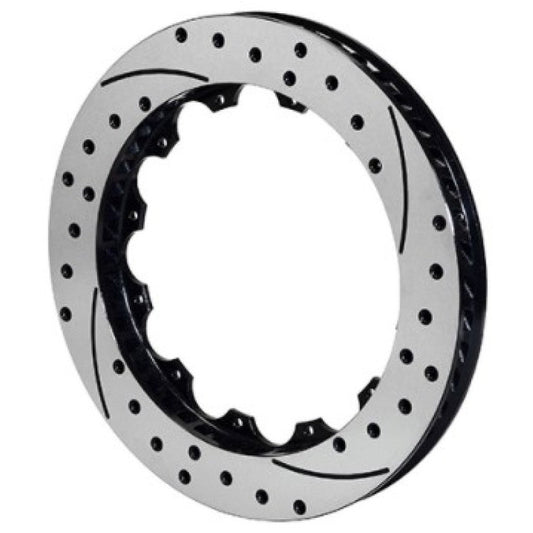 Wilwood Rotor-SRP48 SPC-37-RH-BLK-Drill 12.88 x 1.00 - 12 on 8.75in Wilwood Brake Rotors - 2 Piece