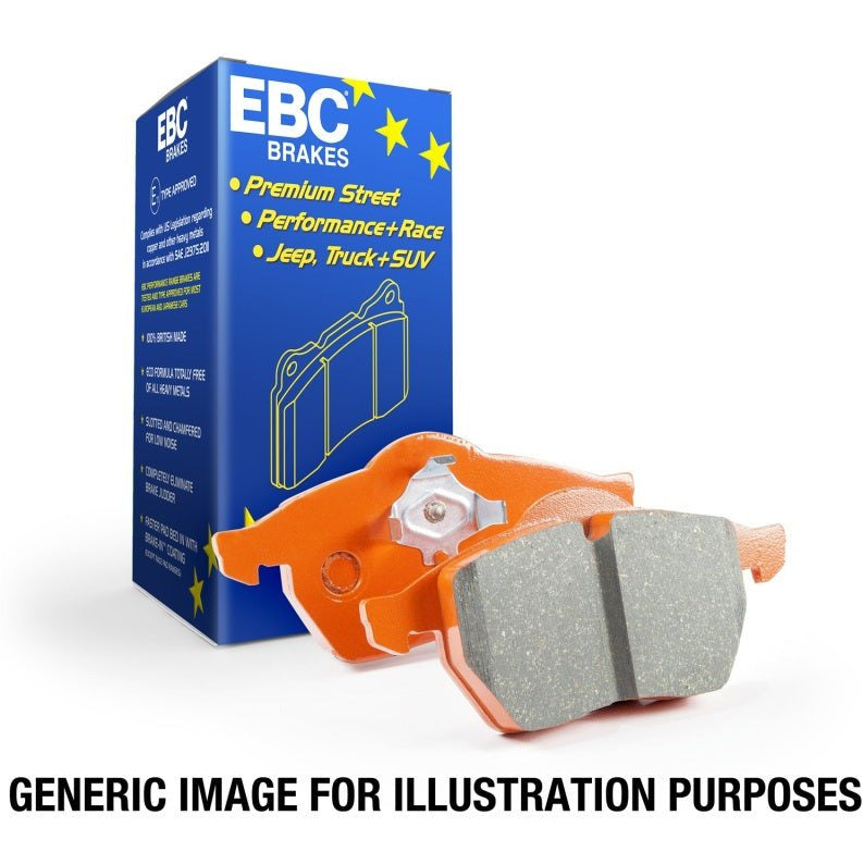EBC 03-04 Cadillac XLR 4.6 Orangestuff Rear Brake Pads EBC Brake Pads - Performance