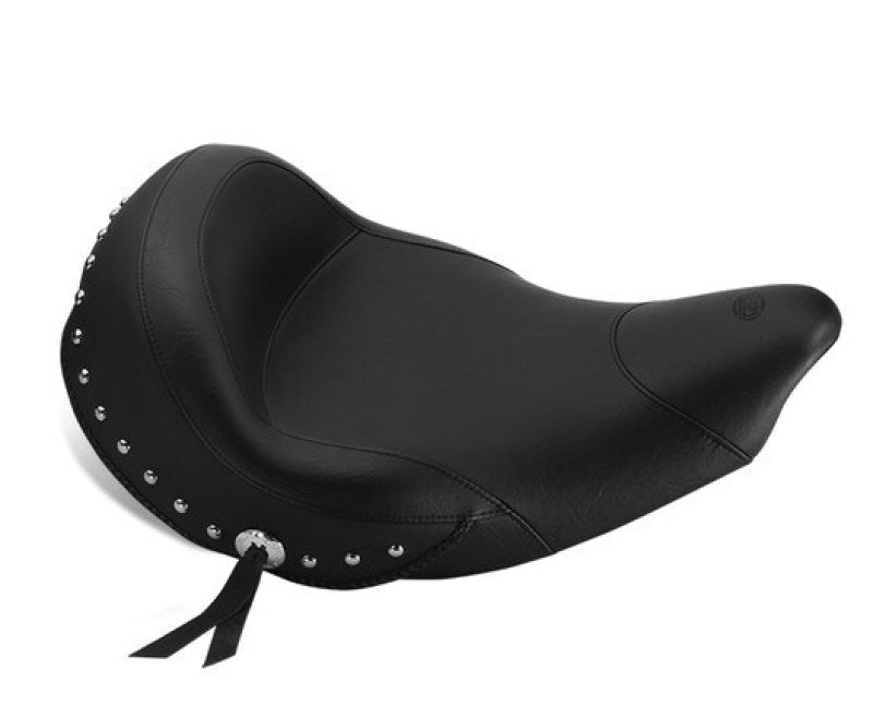 Mustang 14-21 Indian Chieftain, Chief, Dark Horse, Vintage Standard Tour Solo Seat w/Studs - Black