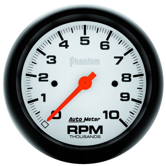 Autometer Phantom 3-3/8in 10000 PRM In-Dash Single Range Tachometer AutoMeter Gauges