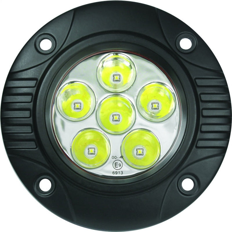 Hella Value Fit 90mm 6 LED Light - FLSH Off Road Spot Light Hella Light Bars & Cubes