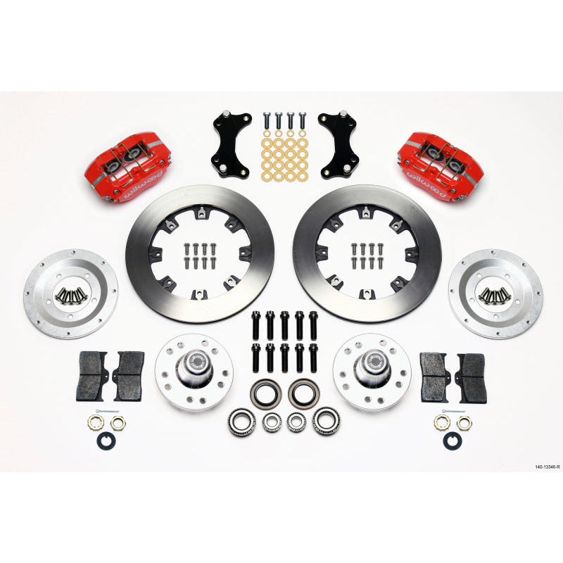 Wilwood Dynapro Dust-Boot Front Kit 12.19in Red WWE ProSpindle Wilwood Big Brake Kits