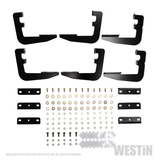 Westin 2019 Ram 1500 Quad/Crew Cab (Excl. 2019 Ram 1500 Classic) Running Board Mount Kit - Black