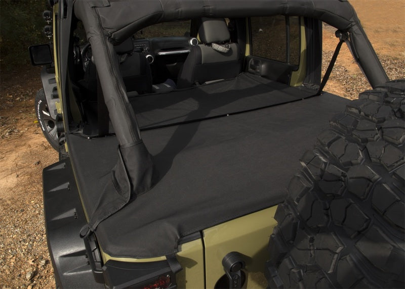 Rugged Ridge Tonneau Cover Extension 07-18 Jeep Wrangler JKU 4 Door Rugged Ridge Tonneau Covers - Hard Fold