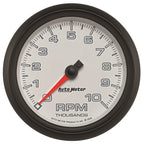 Autometer Pro-Cycle Gauge Tachometer 3 3/8in 10K Rpm White AutoMeter Gauges