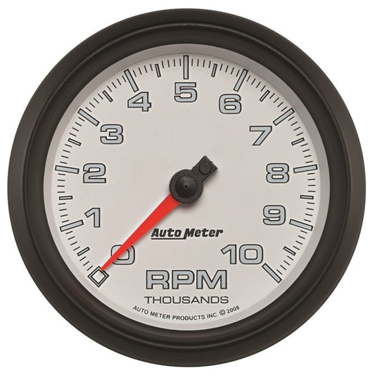 Autometer Pro-Cycle Gauge Tachometer 3 3/8in 10K Rpm White AutoMeter Gauges