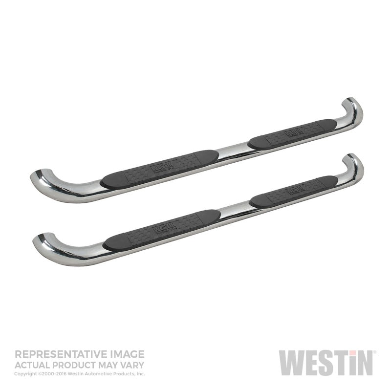 Westin 2016-2018 Nissan Titan XD Crew Cab Platinum 4 Oval Nerf Step Bars - SS