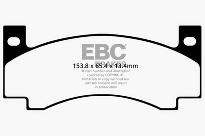 EBC 71-72 Amc Ambassador 4.2 Greenstuff Front Brake Pads