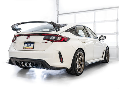 AWE Tuning 2023 Honda Civic Type R FL5 Touring Edition Exhaust w/ Triple Chrome Silver Tips