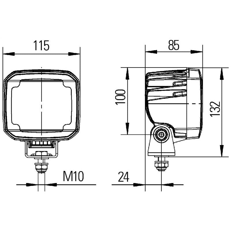 Hella Work Lamp Wa 0Gr Md1224 Dt Ub 1Ga Hella Work Lights