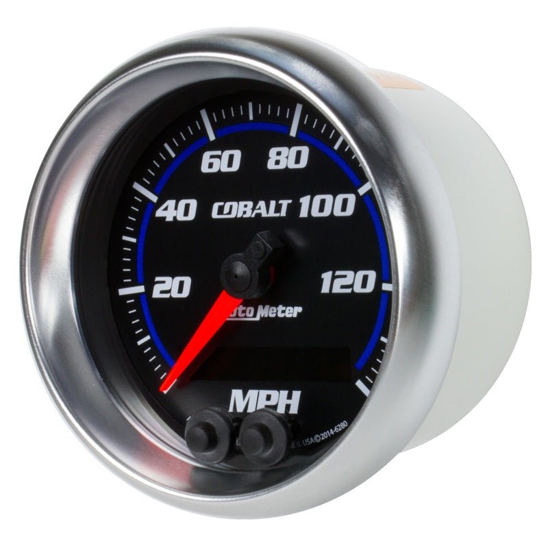 Autometer Cobalt 3-3/8in 0-140MPH In-Dash Electronic GPS Programmable Speedometer AutoMeter Gauges