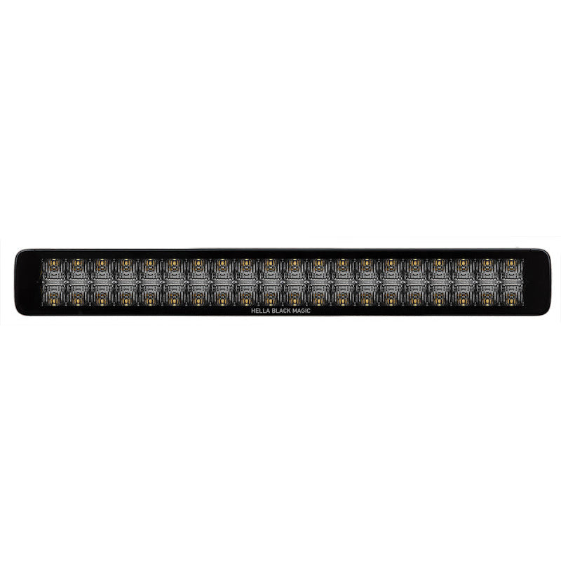 Hella Universal Black Magic 21in Double Light Bar - Driving Beam Hella Fog Lights