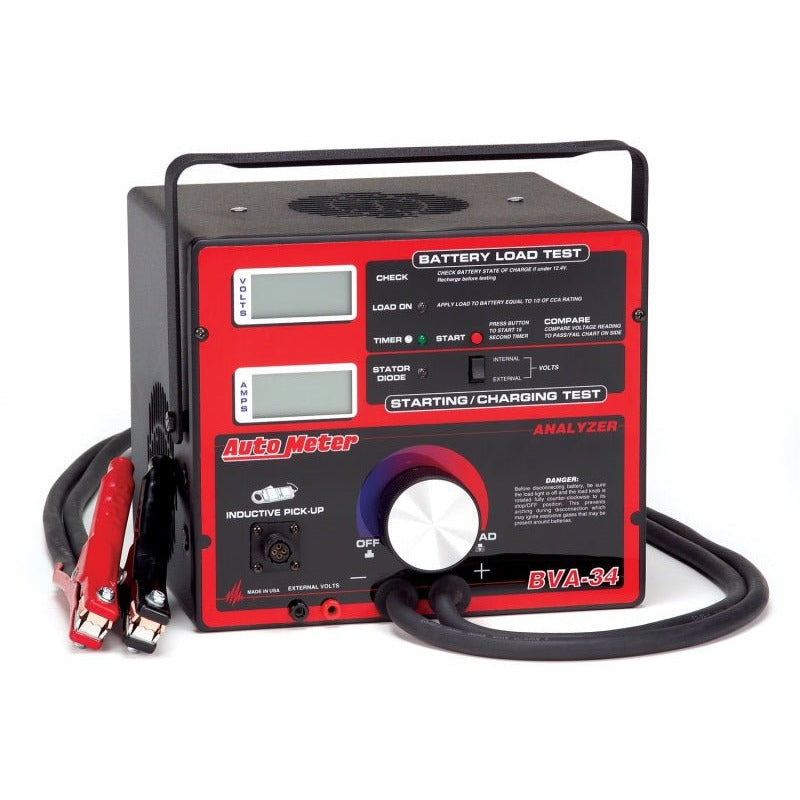 Autometer Charging System Analyzer / Battery Tester AutoMeter Battery Chargers