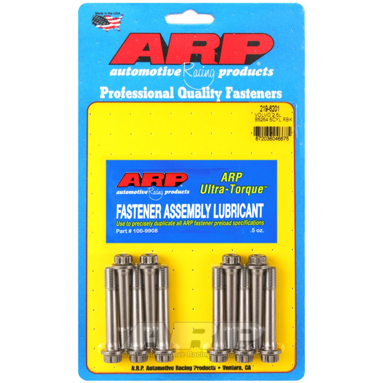 ARP Volvo 2.5L B5254 5cyl. Rod Bolt Kit ARP Rod Bolt Kits